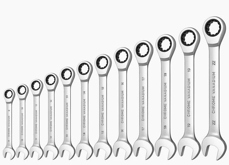 Wrench Set, Point Box End and Open End Wrench Set Spanner