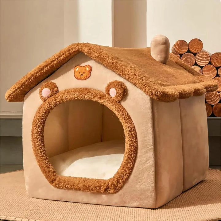 Foldable Pet House Bed