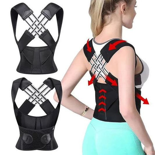 Adjustable Straps Back Brace Posture Corrector for a Custom Fit