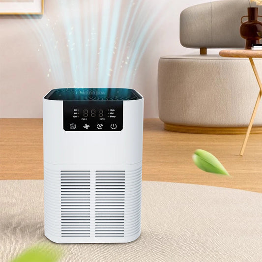 Air Purifier for Smoke & Odors with HEPA Filter – Negative Ion Generator & Aromatherapy, Quiet Home Air Cleaner