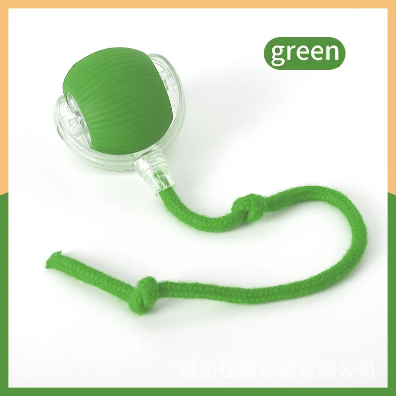 Smart Interactive Pet Ball – USB Rechargeable, Automatic Bouncing & Rolling Toy for Dogs & Cats