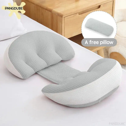 PANGDUBE Pregnancy Pillow – Full Body Support with Waist Pillow for Moms-to-Be WRLDEU SHOP