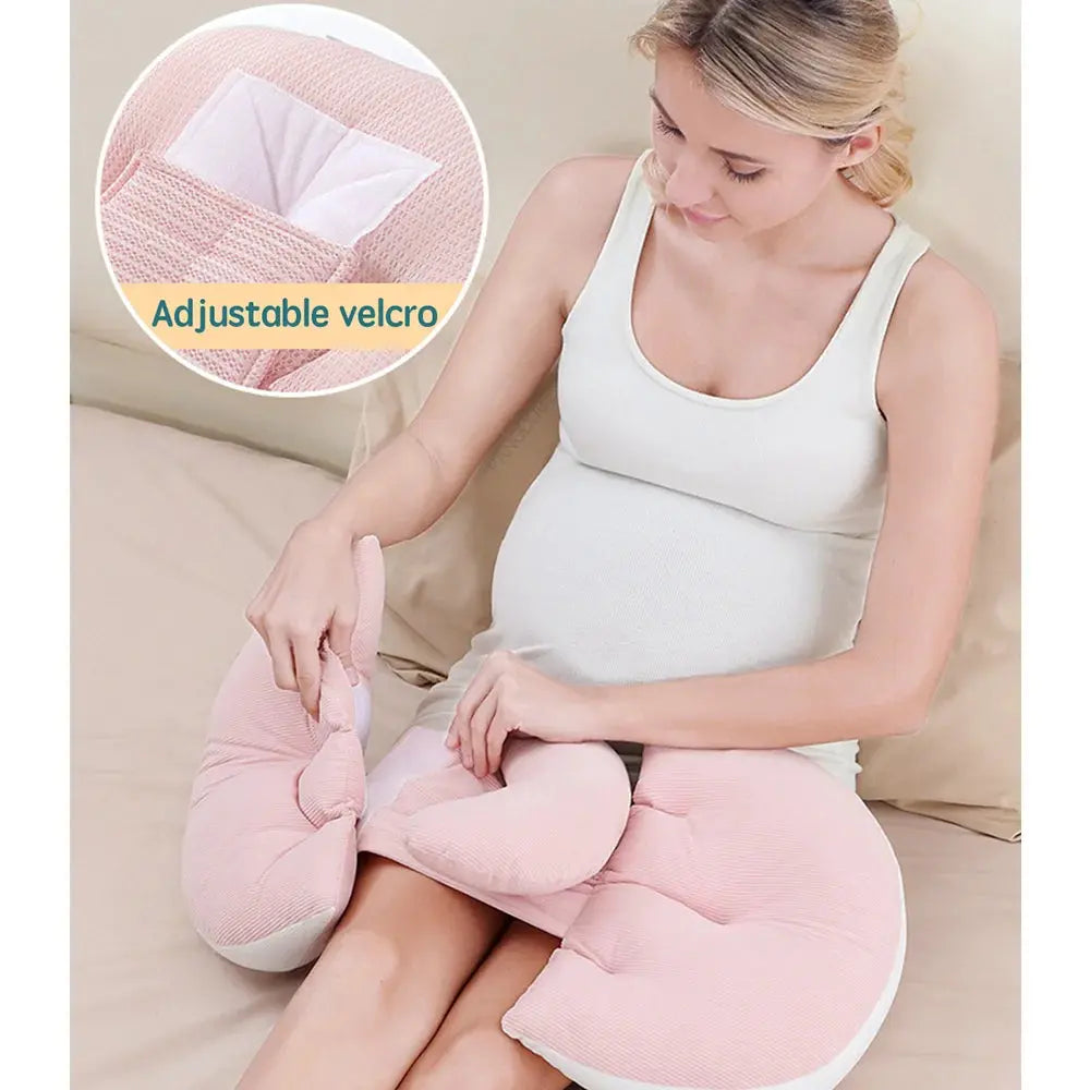 PANGDUBE Pregnancy Pillow – Full Body Support with Waist Pillow for Moms-to-Be WRLDEU SHOP