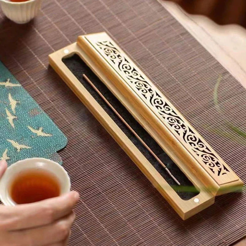 Natural Bamboo Incense Burner