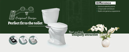 SAMODRA Bidet Attachment – Non-Electric Cold Water Toilet Sprayer with Adjustable Pressure & Retractable Self-Cleaning Nozzle