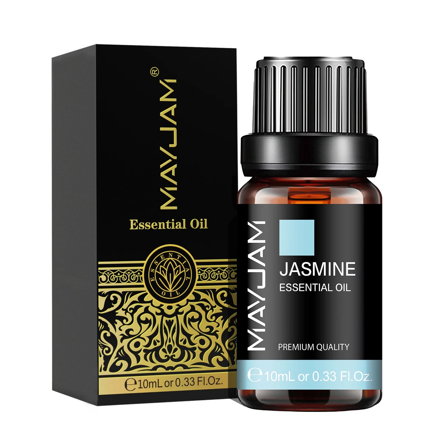 MAYJAM 10ml Essential Oils Set – Lavender, Jasmine, Eucalyptus, Vanilla & More