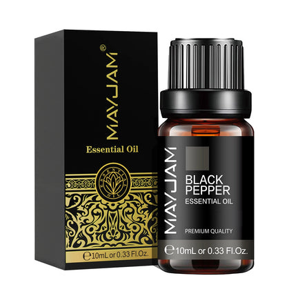 MAYJAM 10ml Essential Oils Set – Lavender, Jasmine, Eucalyptus, Vanilla & More
