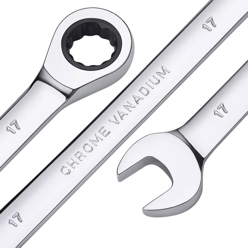 Wrench Set, Point Box End and Open End Wrench Set Spanner