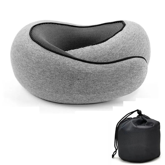 Travel Neck Pillow – Sleep Comfortably Anywhere | No more Neck Pain | Memory Foam U-Shaped Snail Style WRLDEU SHOP