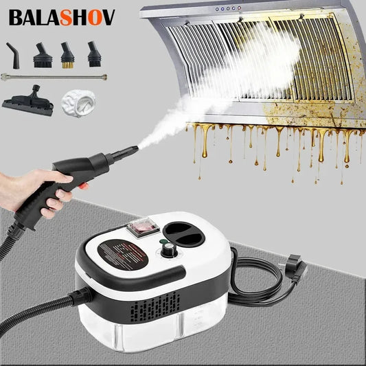 BALASHOV High-Pressure Handheld Steam Cleaner – Multi-Surface Cleaning for AC Units, Kitchen Hoods, Cars & Floors