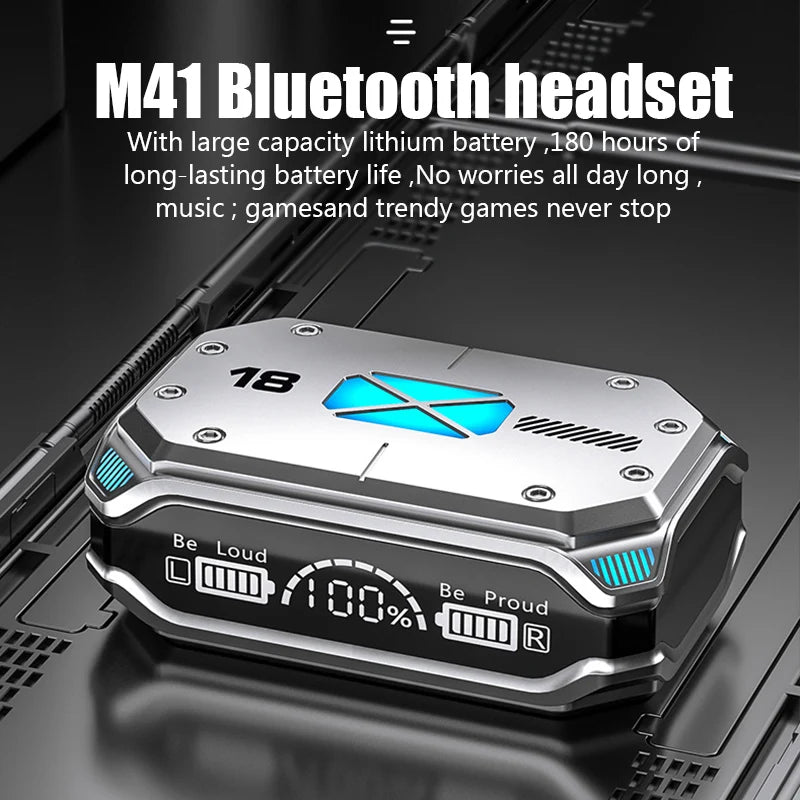 TWS M41 Bluetooth Sports Metal Texture