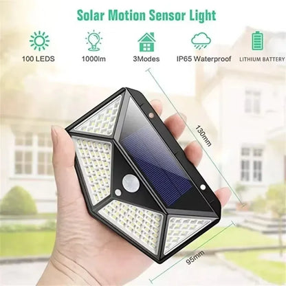 Multifunctional Solar Garden Light – Waterproof LED Outdoor Lamp with Motion Sensor & Decorative Spotlight Design