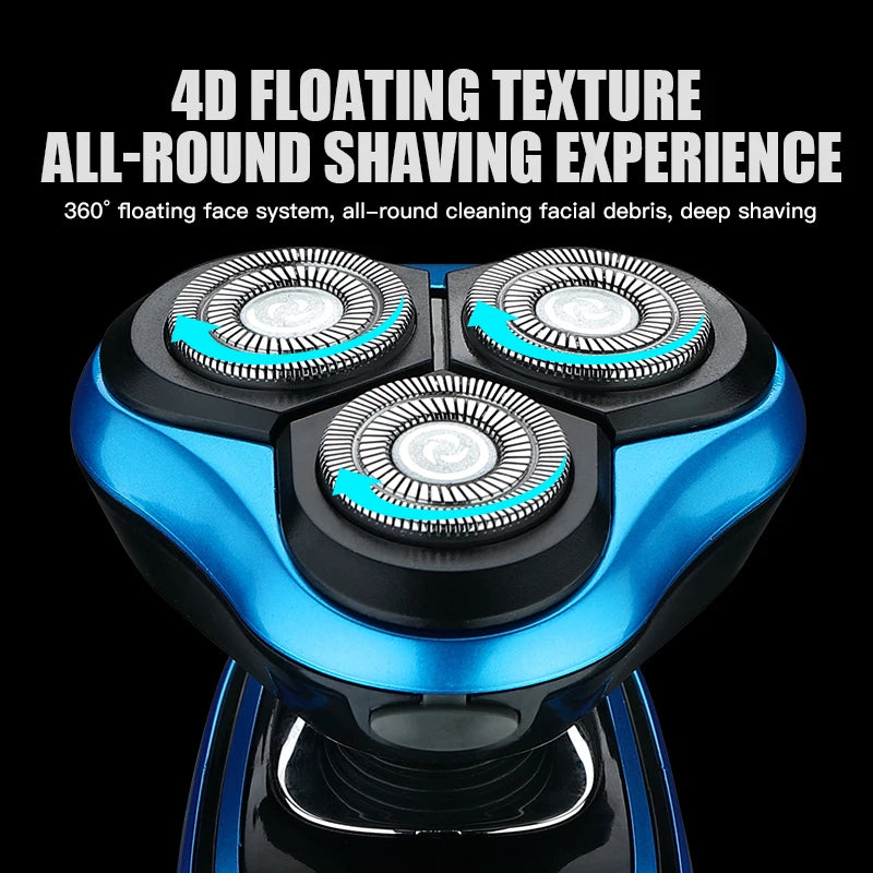 Electric Shaver Rotary Shaver Electric Razor Beard Trimmer 3 in 1