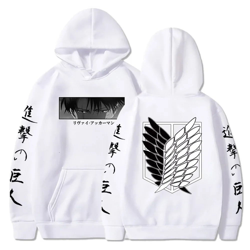 Attack on Titan Hoodie Cap Levi Plus Size - WRLDEU SHOP