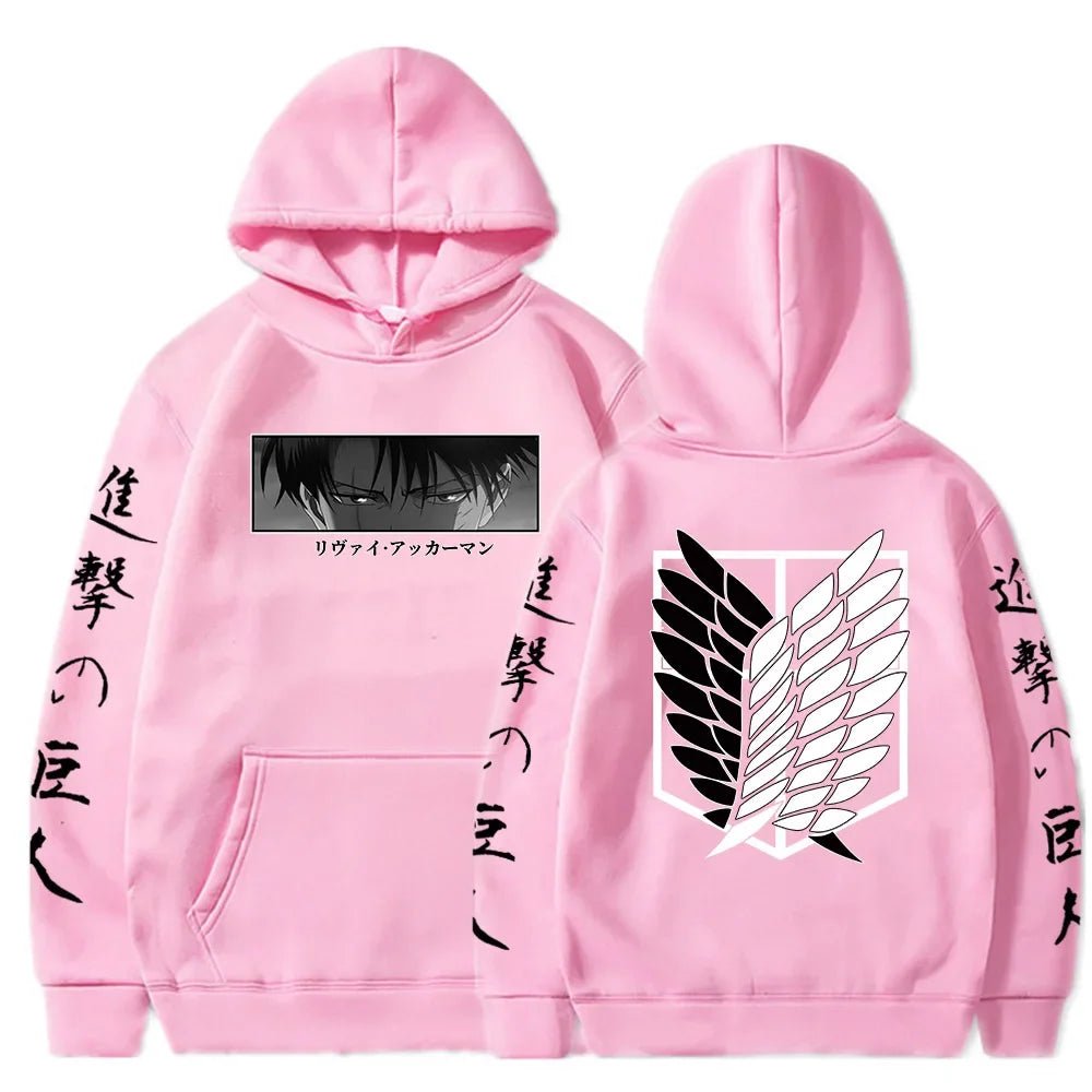 Attack on Titan Hoodie Cap Levi Plus Size - WRLDEU SHOP