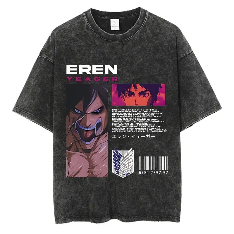 Attack On Titan T Shirts Oversized - WRLDEU SHOP