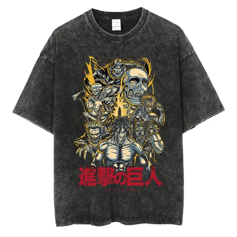 Attack On Titan T Shirts Oversized - WRLDEU SHOP