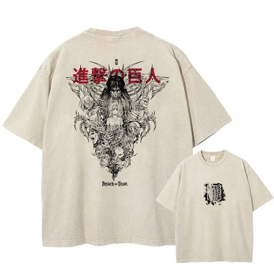 Attack On Titan T Shirts Oversized - WRLDEU SHOP