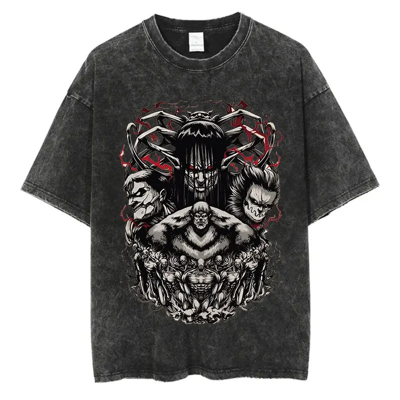 Attack On Titan T Shirts Oversized - WRLDEU SHOP