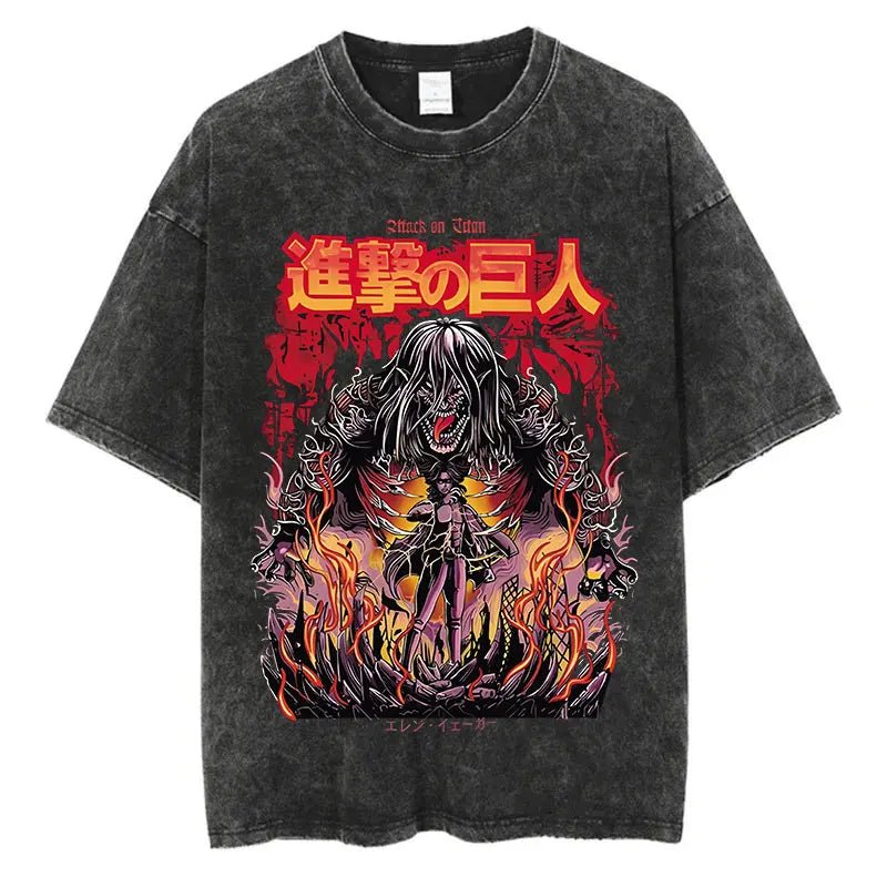 Attack On Titan T Shirts Oversized - WRLDEU SHOP