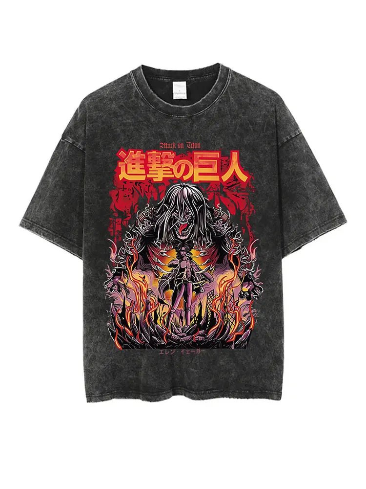 Attack On Titan T Shirts Oversized - WRLDEU SHOP