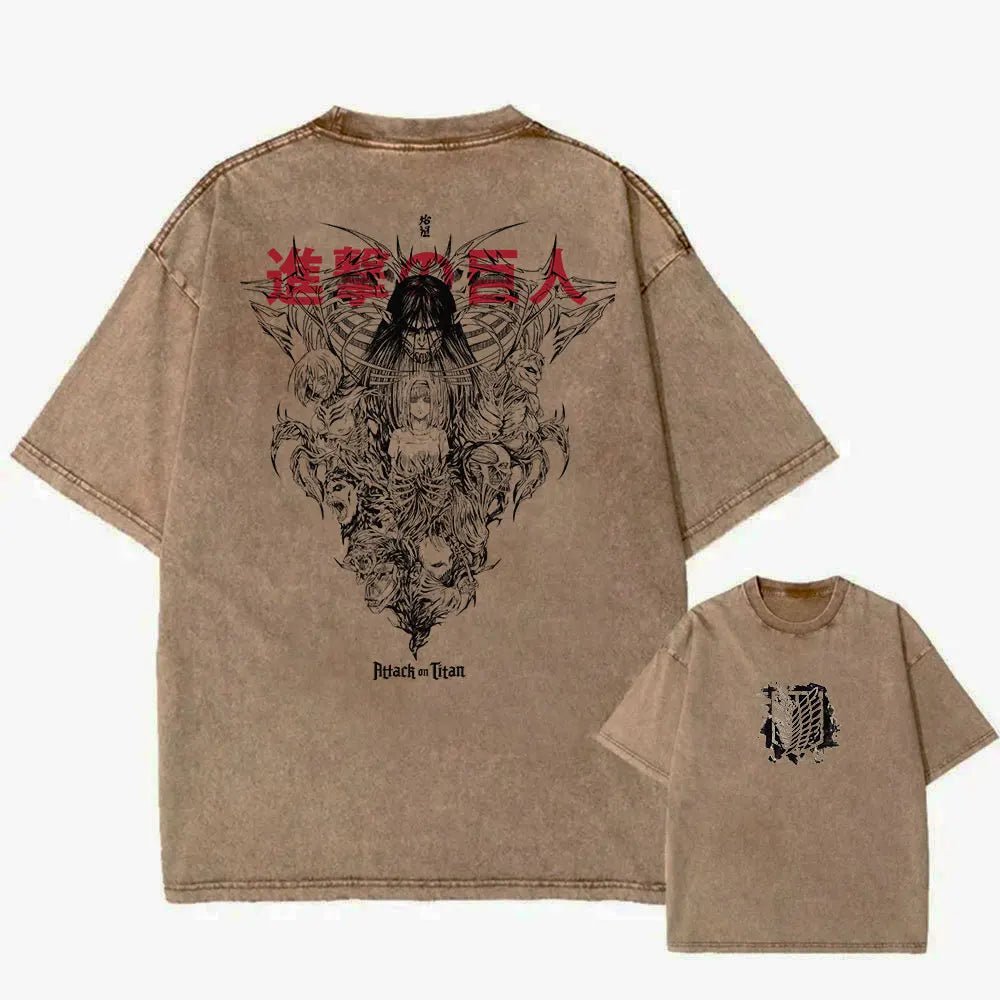 Attack On Titan T Shirts Oversized - WRLDEU SHOP