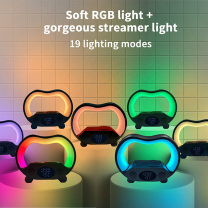 Sleek Smart LED Digital Clock available in multiple colors and charging protocol