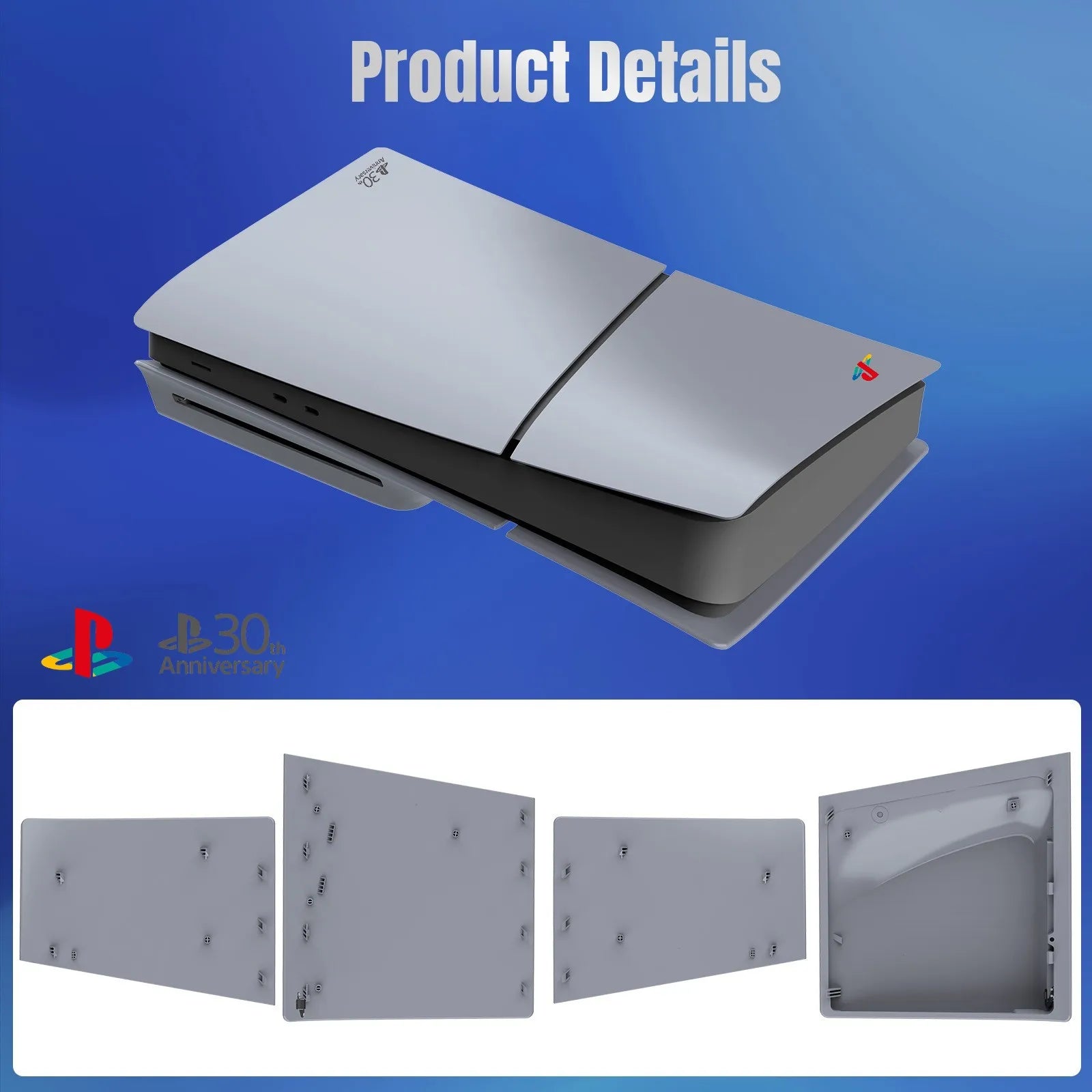 Cover Shell and Logo Skin & 30th Anniversary Sticker For PS5 Console - WRLDEU SHOP