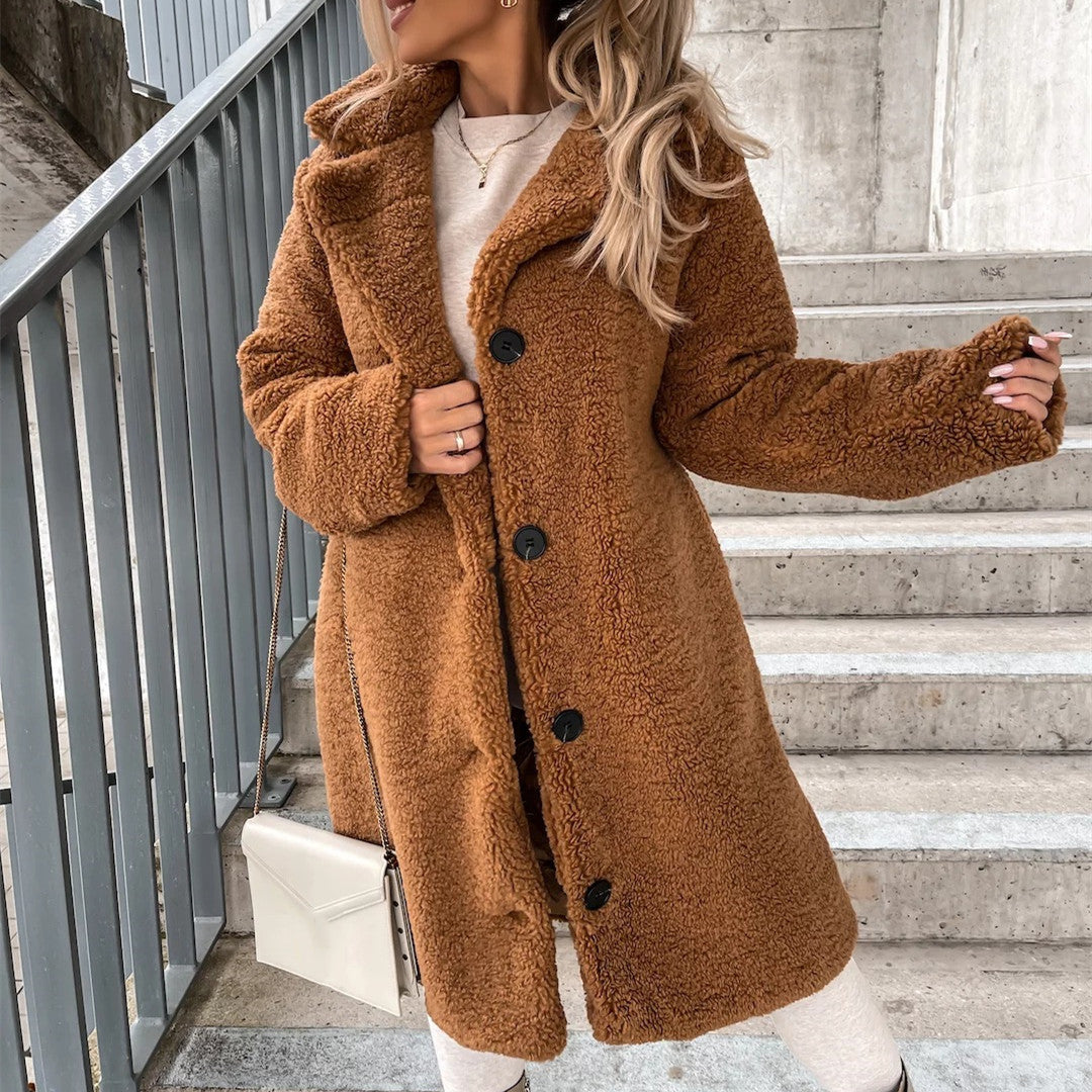 Lapel Plush Jacket