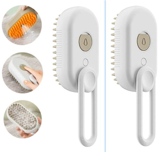 3-in-1 Electric Steam Brush for Cats & Dogs