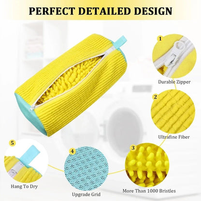 JKR Shoe Washing Bag – Padded Laundry Net Protector for Machine Wash & Drying