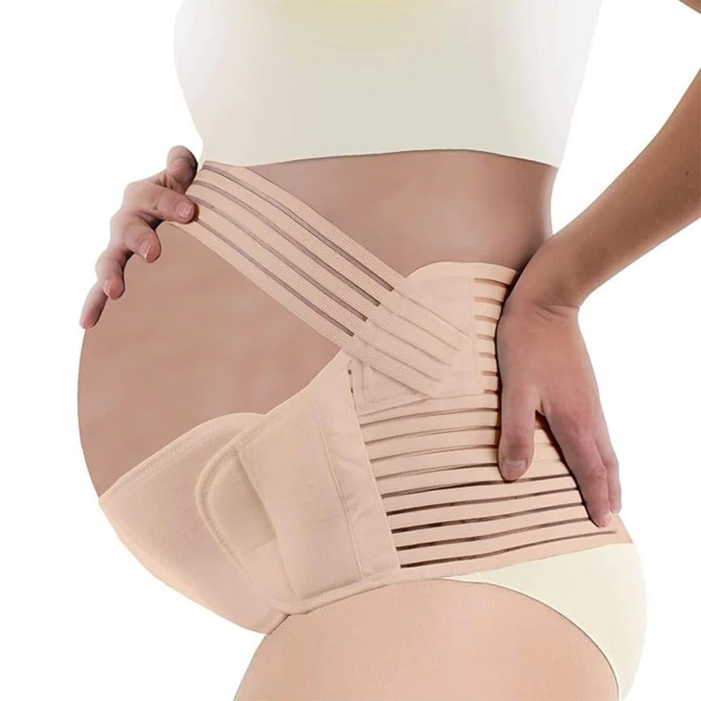 SLAIXIU Maternity Support Belt – Adjustable Belly Band for Back & Waist Relief During Pregnancy